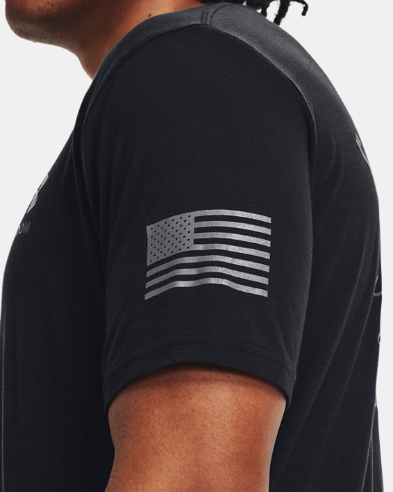 Men's UA Freedom Vintage T-Shirt, Black, pdpMainDesktop image number 3